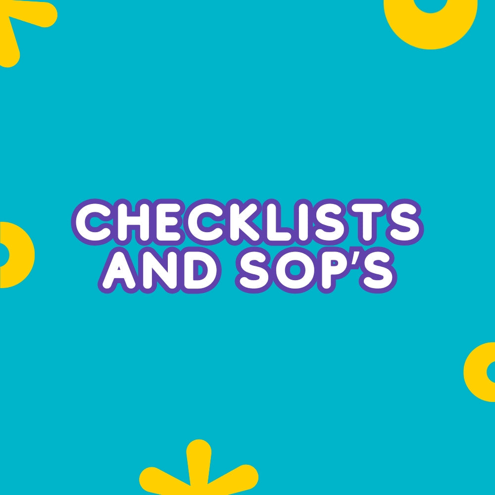 Checklists and SOP's